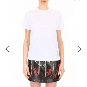 Ganni Global citizen T-shirt, White, Size XS